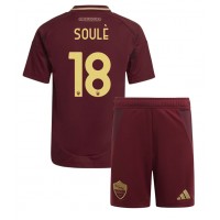 Dres AS Roma Matias Soule #18 Domáci pre deti 2024-25 Krátky Rukáv (+ trenírky)